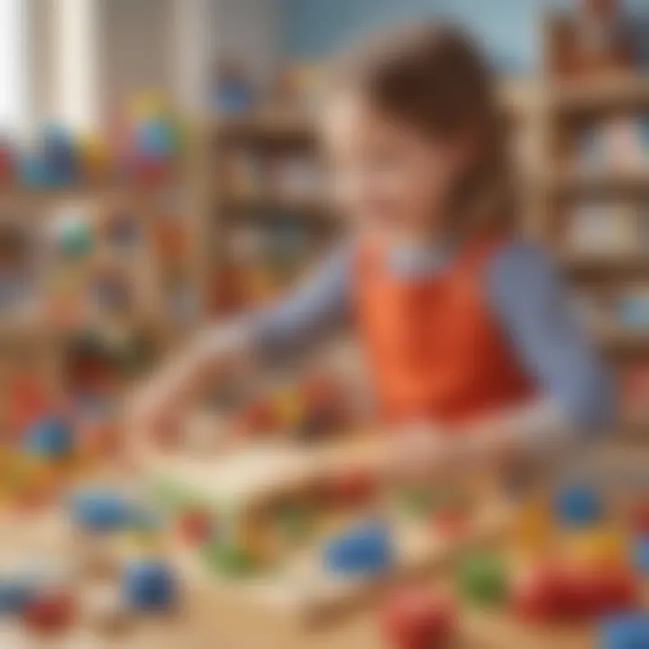 Colorful educational toys for kindergarteners that promote learning