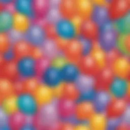 A vibrant display of Bunch O Balloons ready for fun