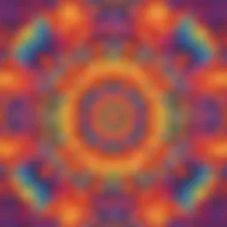 Swirling Kaleidoscope of Colors