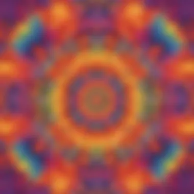 Swirling Kaleidoscope of Colors