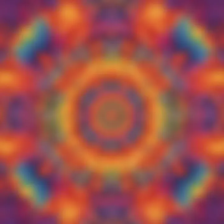 Swirling Kaleidoscope of Colors