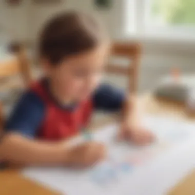 Creative activities using traceable letters