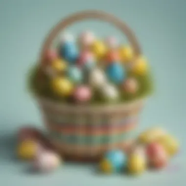 Personalized Easter Basket Collection An array of personalized Easter baskets featuring different themes and colors.