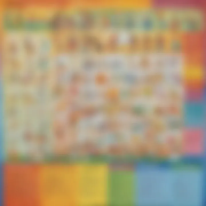 Colorful and interactive VPK curriculum worksheet design