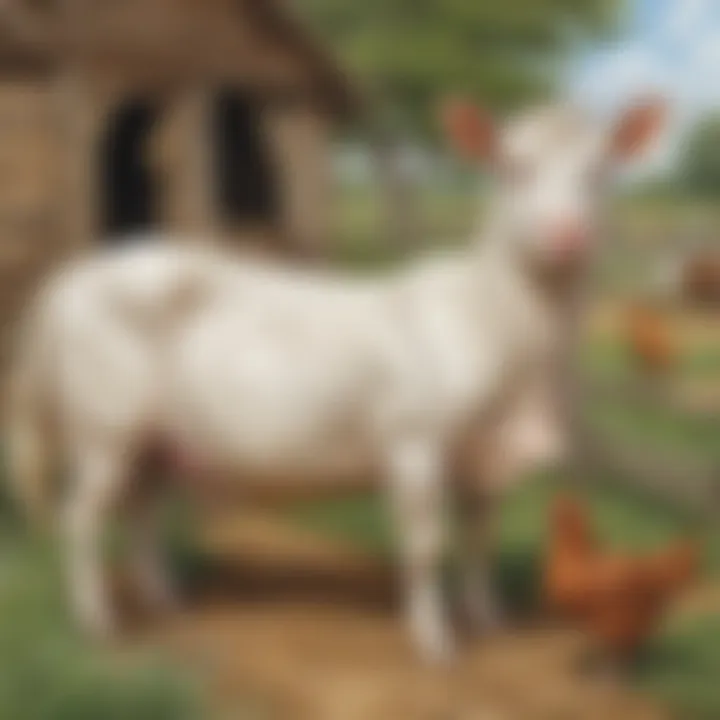 Educational farm animal coloring pages