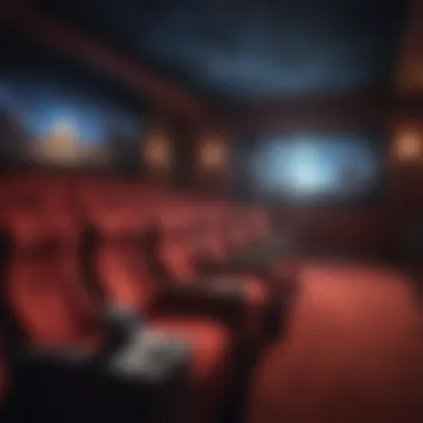 Movie Theater Seats with Projector Light