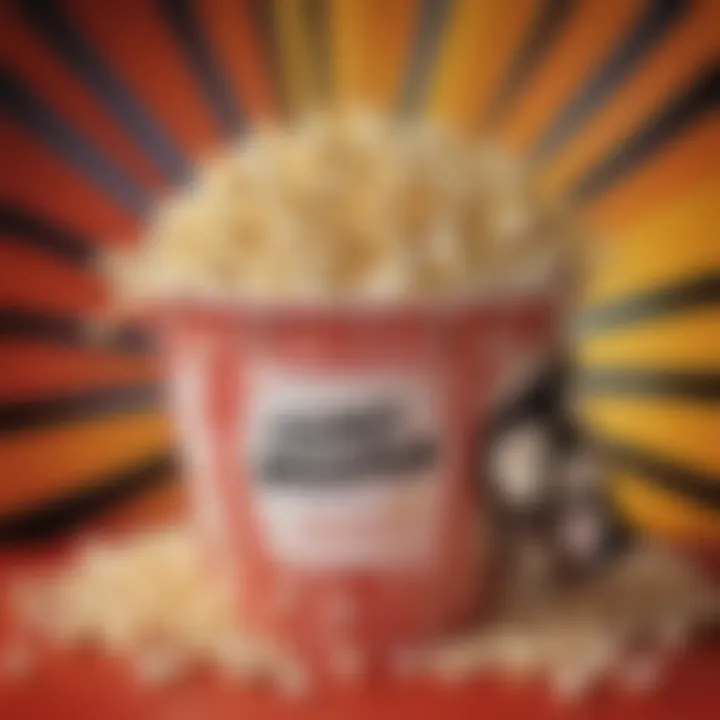 Popcorn Bucket with Film Strips