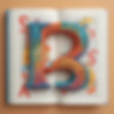 Creative and colorful letter sound book designs