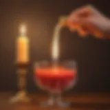 Exquisite candle pouring