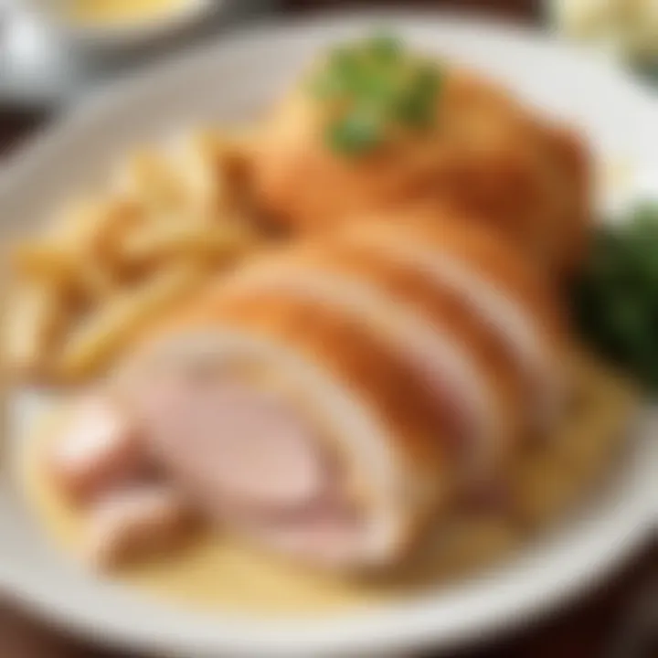 Exquisite Chicken Cordon Bleu Dish