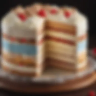 Exquisite DQ Ice Cream Cake Layers