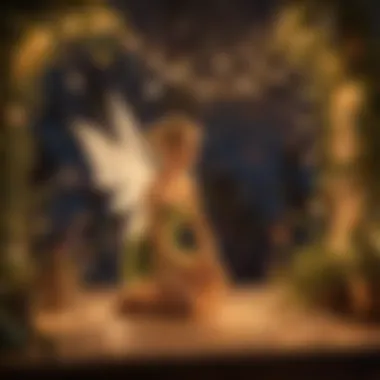 Fairy Lights Illuminating Tinkerbell Decor