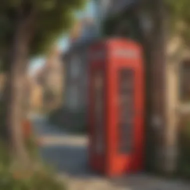 Silly Telephone Booth in a Fantasy World