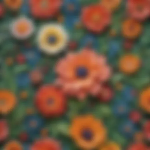 Floral Symphony in Melty Beads