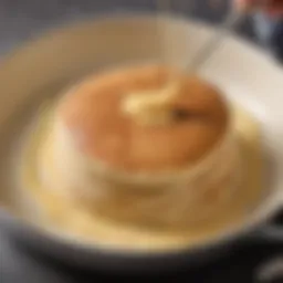 Fluffy Pancake Batter being Whisked