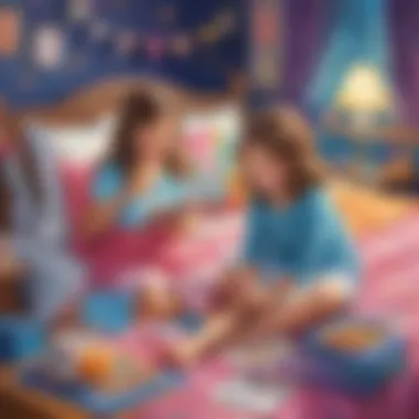 Creative Crafts to Spark Imagination Craft activities for children at a slumber party