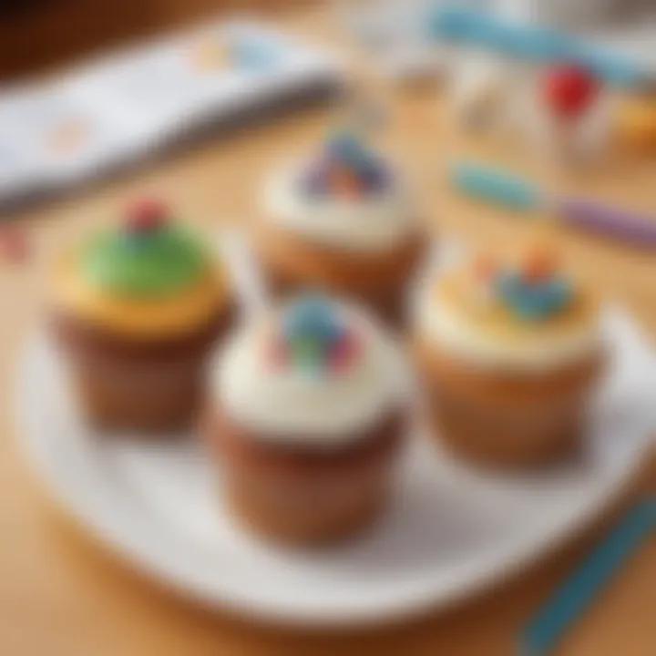 Fidget-themed cupcake decorating activity