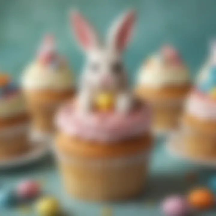 Easter Bunny Cupcake Decorating