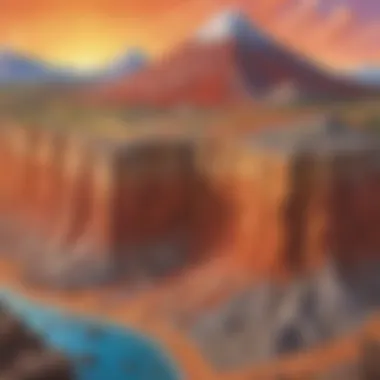 Intriguing Geological Layers Display Geological Layers Display