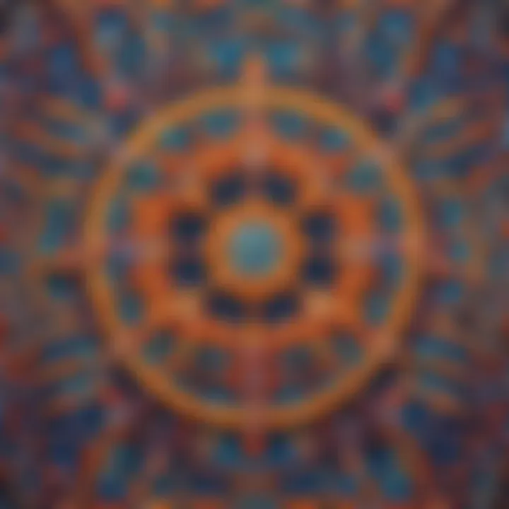 Geometric Elegance in Melty Bead Art