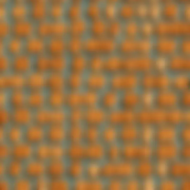 Mini Waffle Blocks Arranged in a Geometric Pattern