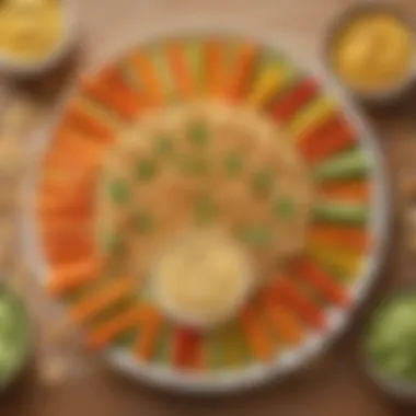 Crunchy Veggie Sticks with Creamy Hummus Nutritious veggie sticks and hummus for preschoolers
