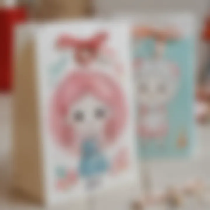 DIY goody bags decorated with personalized touches for kids