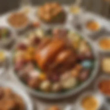 Exquisite Easter Culinary Delights Gourmet Easter Dinner Platter