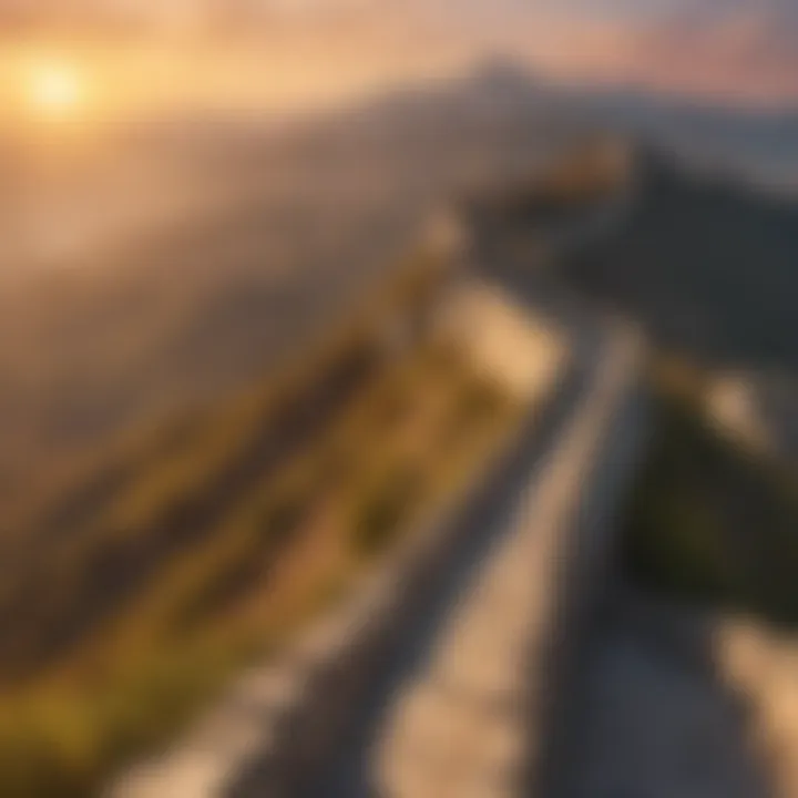 The Great Wall at Sunset