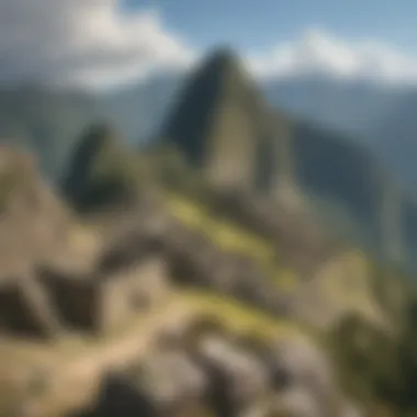 Sentinel Ruins and Watchtowers of Machu Picchu Guardhouse Ruins overlooking Machu Picchu
