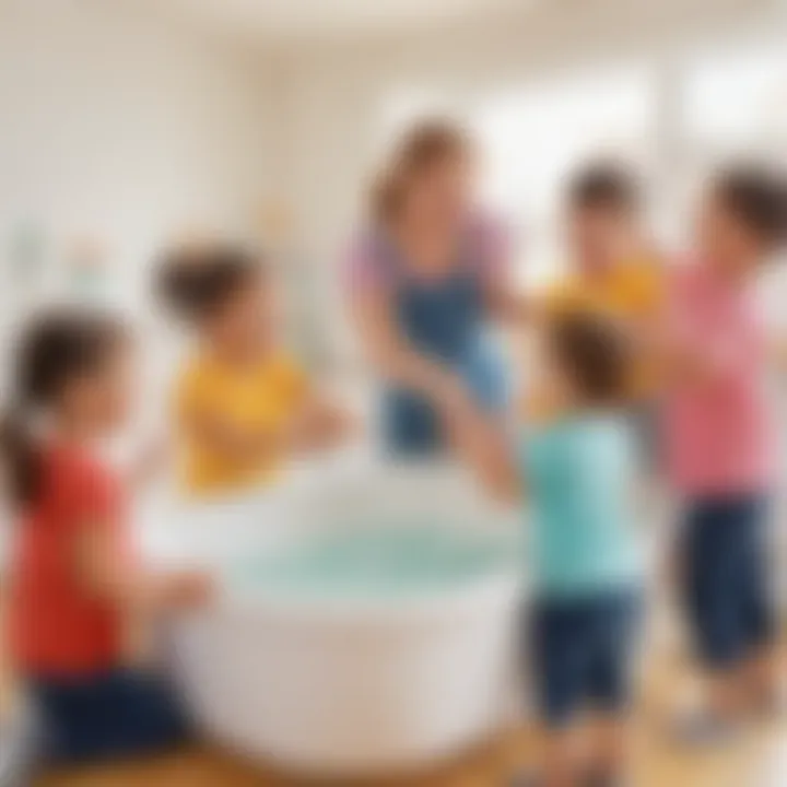 Children enjoying a group activity