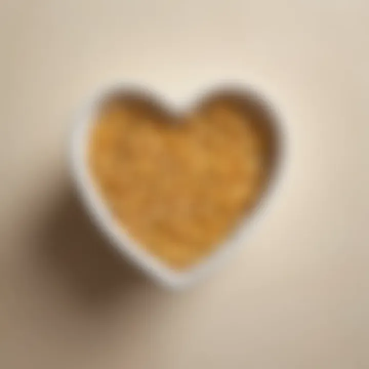 Heart Shaped Pasta in Elegant White Bowl