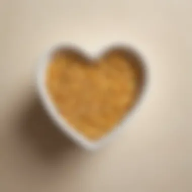 Elegant Presentation of Heart Shaped Pasta Heart Shaped Pasta in Elegant White Bowl