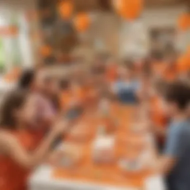 Kids enjoying DIY activities at a Home Depot themed birthday party