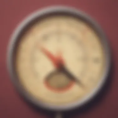 Hilarity Gauge Illustration of a laughter meter with a needle pointing to hilarity