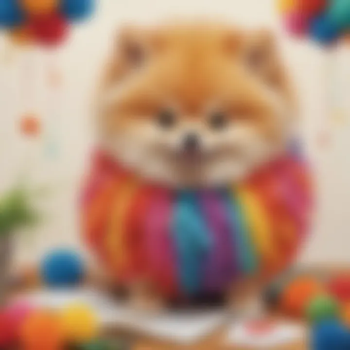 Colorful Pom-Pom Art