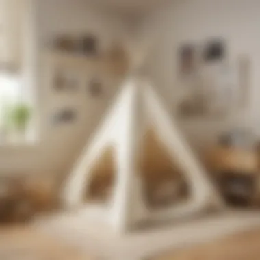 IKEA Teepee set up in a cozy corner