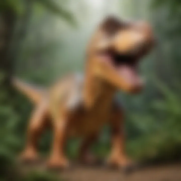 Imaginative Play with Lifelike Dinosaur Toy