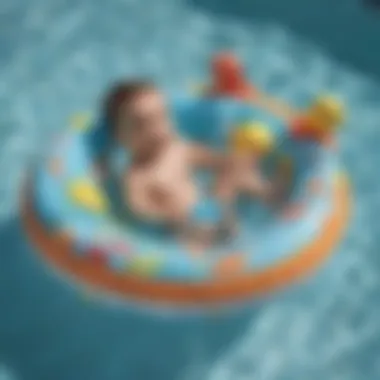 Infant Pool Float with Interactive Toy Attachments