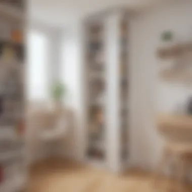 Vertical Space Optimization Ingenious vertical storage concept for compact rooms
