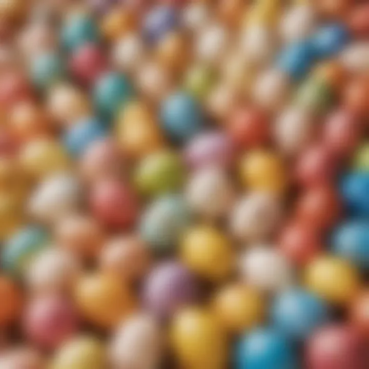 Colorful Easter Eggs with Educational Toys Inside
