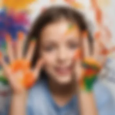 Mind-Stimulating Artistic Innovations Innovative finger painting techniques for stimulating young minds