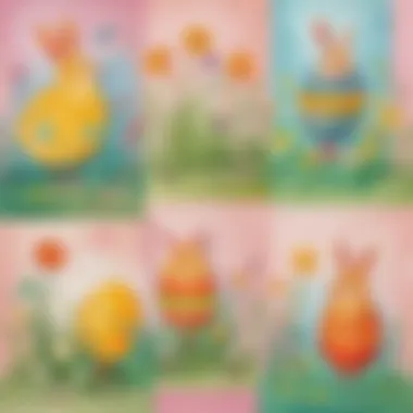 Charming Handmade Easter Cards Handmade Easter cards with cheerful designs