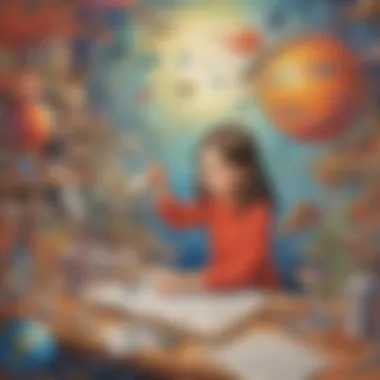 Children's Creative Artwork Artistic creations made by children reflecting their imagination and creativity.