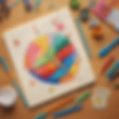 Creative Learning Materials Colorful educational materials showcasing math and language arts tools.