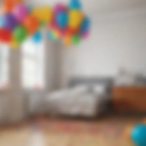 Innovative prank idea using balloons and confetti