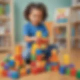 Innovative Pre-K Activity with Colorful Blocks