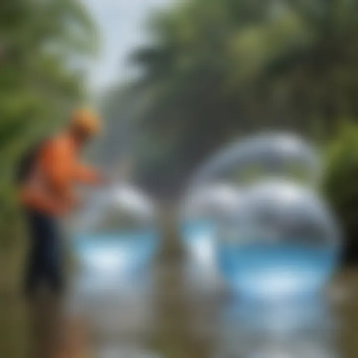 Eco-Friendly Disaster Mitigation Using Reusable Water Balls