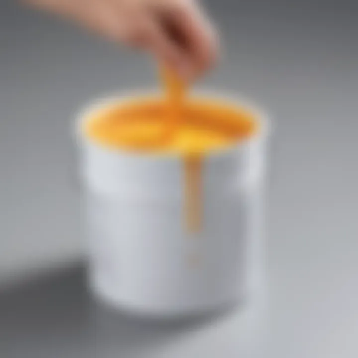 Innovative spill-proof paint container for clean painting