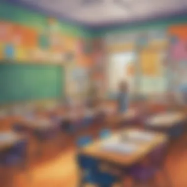 Classroom Inspiration A colorful classroom filled with inspiring quotes on posters